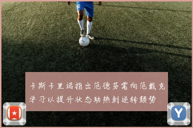 卡斯卡里诺指出范德芬需向范戴克学习以提升状态助热刺逆转颓势